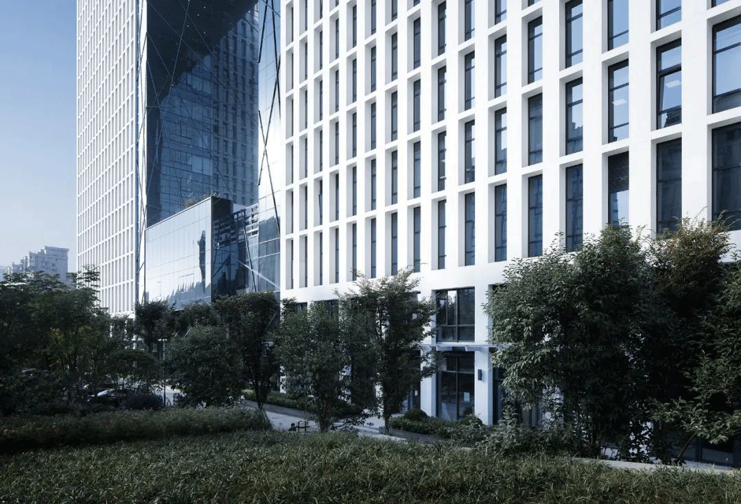 辦公建筑 | 外立面常用材料解析3—?玻璃+石材