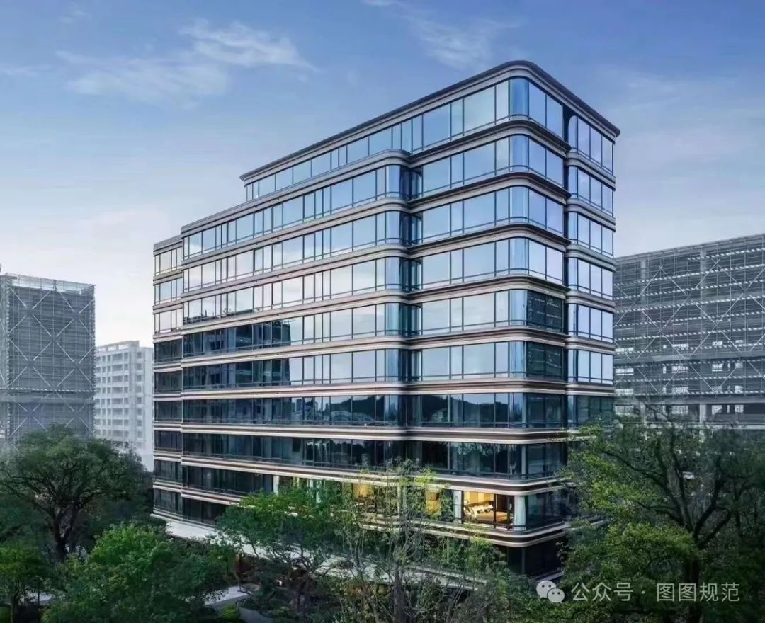 住宅立面：“玻璃幕墻、高級(jí)感”的幾種做法（三）。